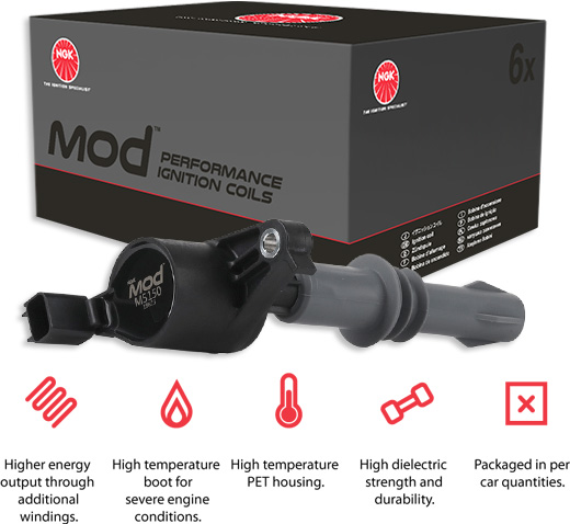 NGK's MOD high-performance Ignition Coils