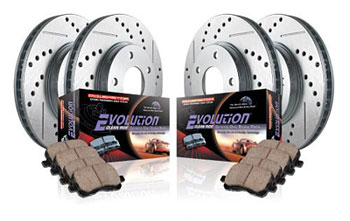 The performance brake upgrade kits include high-performance ceramic brake pads and a complete set of cross-drilled & slotted rotors that will deliver the big brake feel without the big brake price.