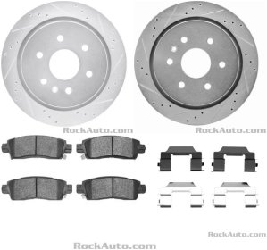 2013 CADILLAC XTS 3.6L V6 Rotor & Brake Pad Kit | RockAuto