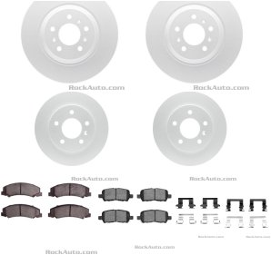 2016 CHEVROLET IMPALA LIMITED 3.6L V6 Rotor & Brake Pad Kit | RockAuto