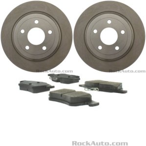 2010 CHEVROLET COBALT 2.2L L4 Rotor & Brake Pad Kit | RockAuto